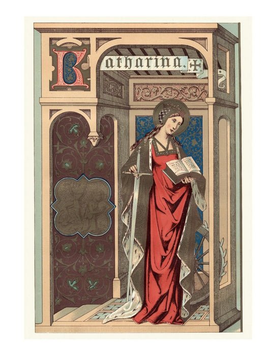 Saint Catherine of Alexandria Catholic Saints Collection Box of 10 Blank Note Cards 4x5 266673