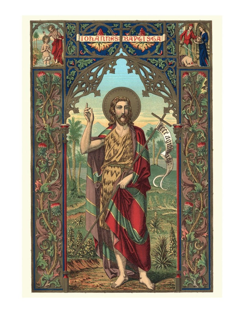 Saint John the Baptist Catholic Saints Collection Box of 10 Blank Note Cards 4x5 266677