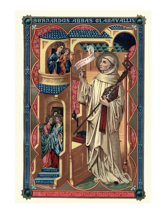 Saint Bernard of Clairvaux Catholic Saints Collection Box of 10 Blank Note Cards 4x5 266694