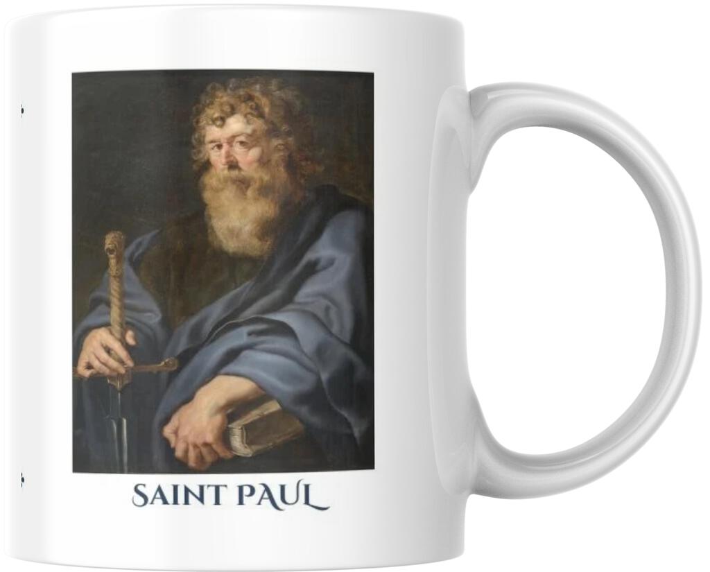 Saint Paul Catholic Prayer Ceramic Coffee Mug