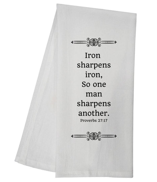 Proverbs 27:17 Tea Towel 5514 GGTT245