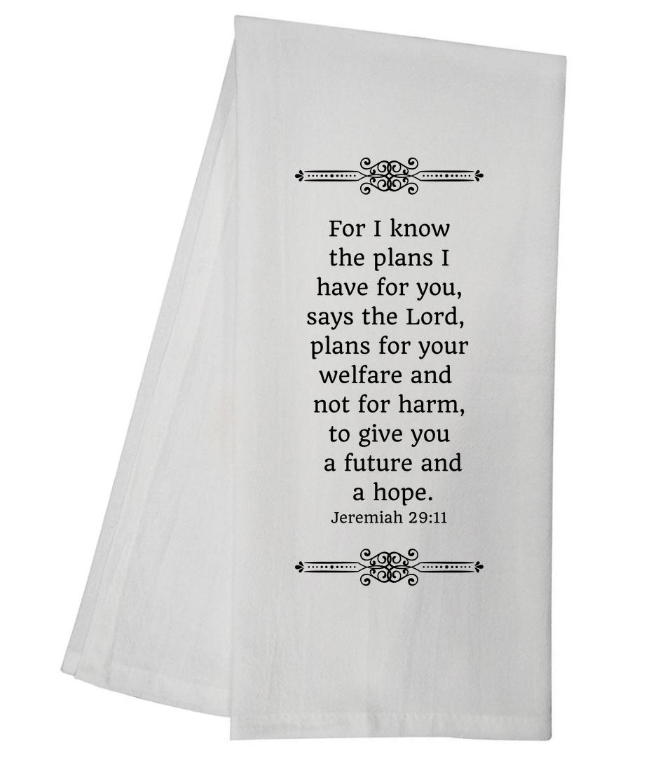 Jeremiah 29:11 Tea Towel 5521 GGTT252