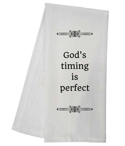 Gods Timing Tea Towel 5847 GGTT546