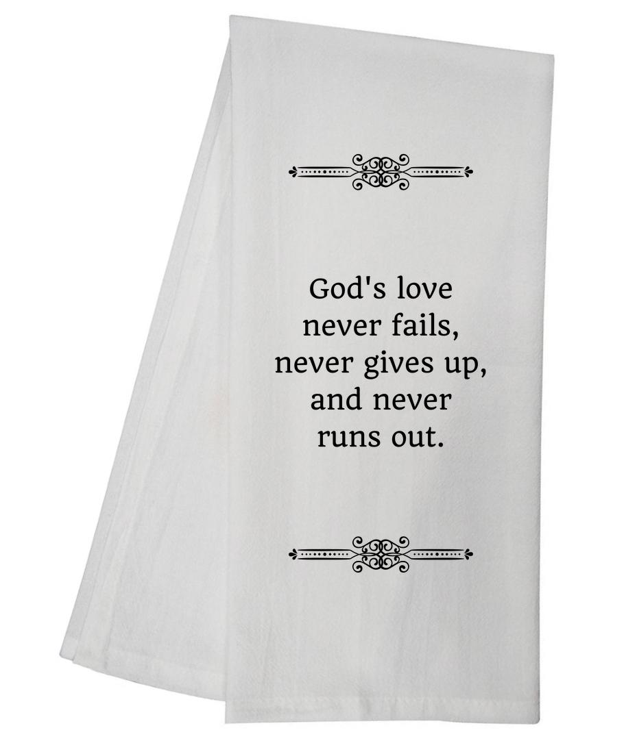 Gods Love Tea Towel 5872 GGTT571