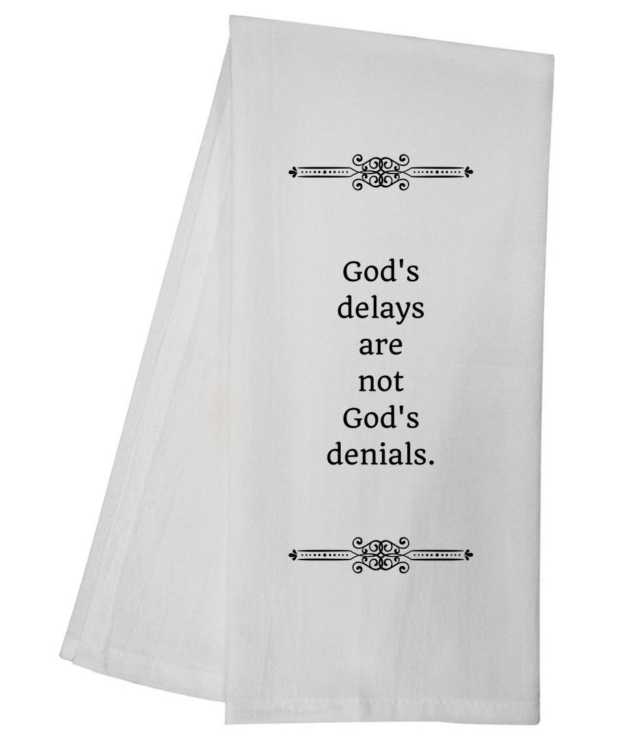 Gods Delays Tea Towel 5902 GGTT601