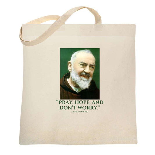 Saint Padre Pio Tote Bag 6679