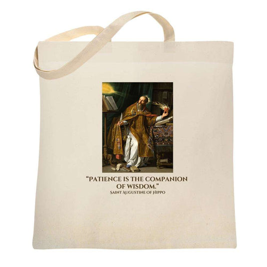 Saint Augustine Of Hippo Tote Bag 6690