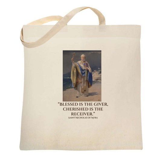 Saint Nicholas Of Myra Tote Bag 6695