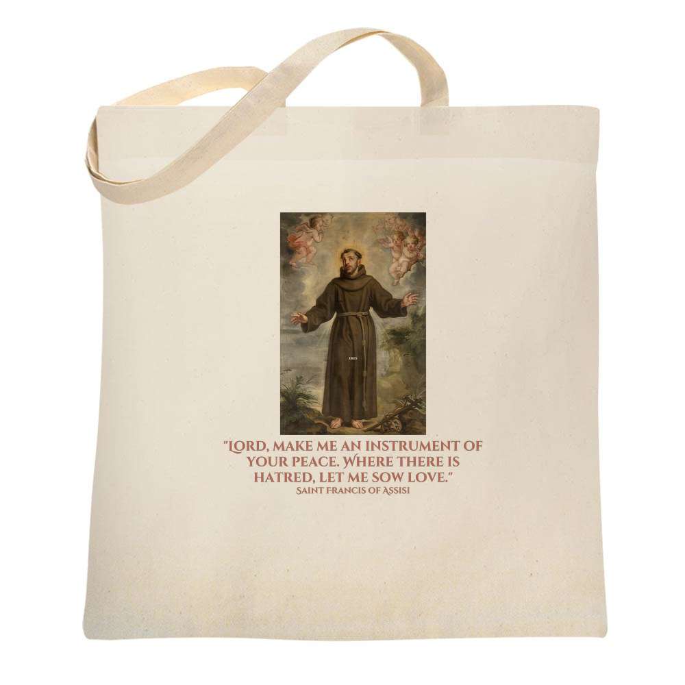 Saint Francis Of Assisi Tote Bag 6700