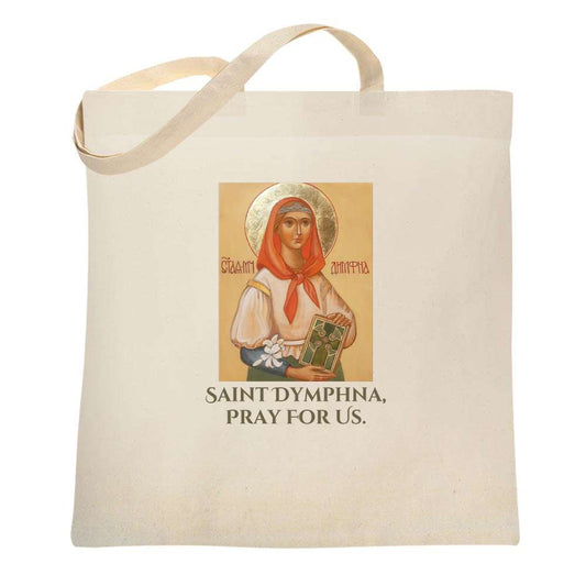 Saint Dymphna Tote Bag 6706