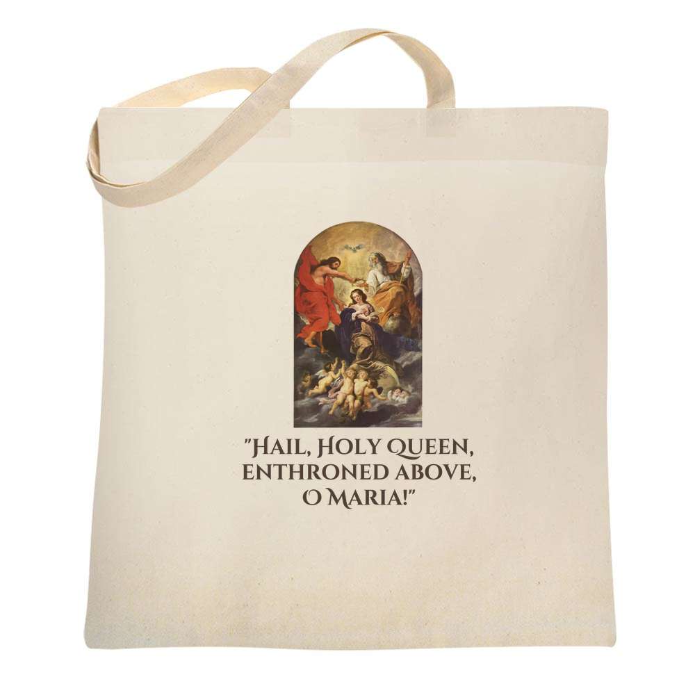 Coronation Hail Holy Queen Tote Bag 6712