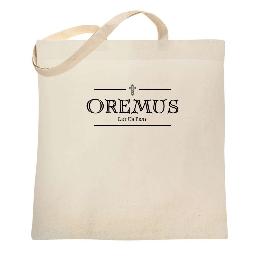 Oremus Let Us Pray Tote Bag 6717