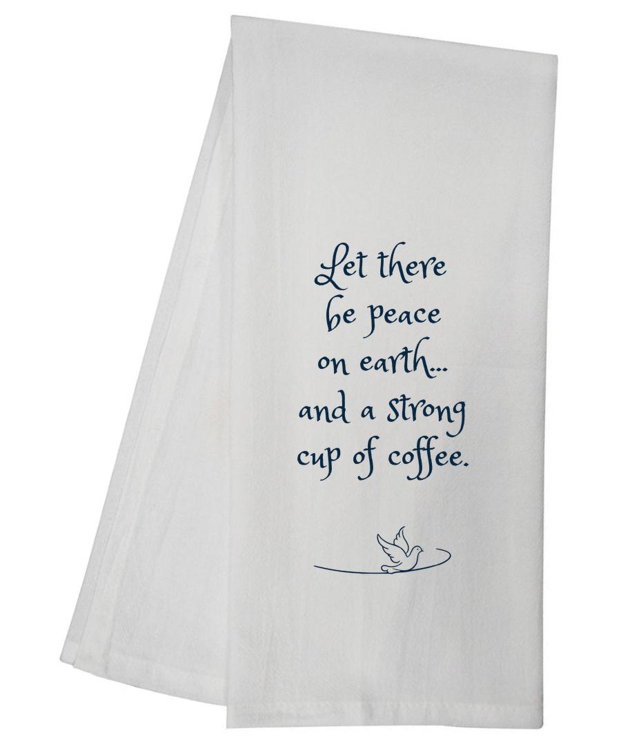 Peace On Earth Tea Towel 6724 SLTT1007