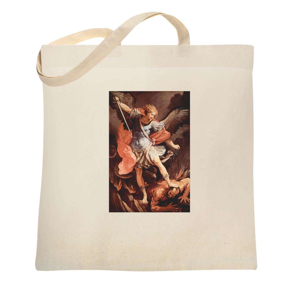 Saint Michael The Archangel Tote Bag