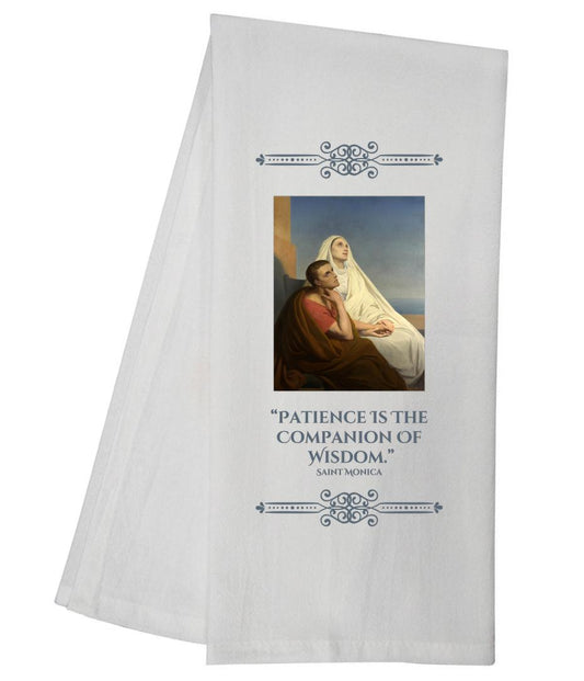 Saint Monica Tea Towel 6763 SLTT1049