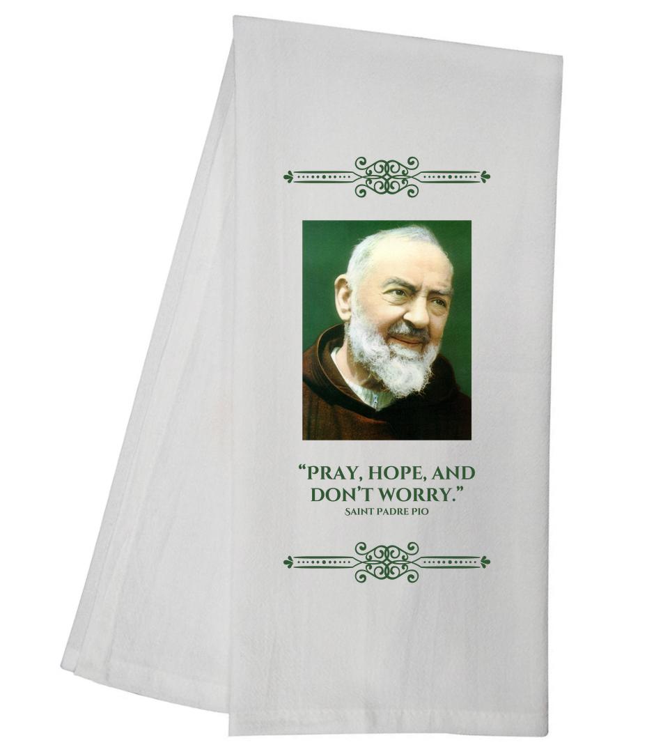 Saint Padre Pio Tea Towel 6764 SLTT1050