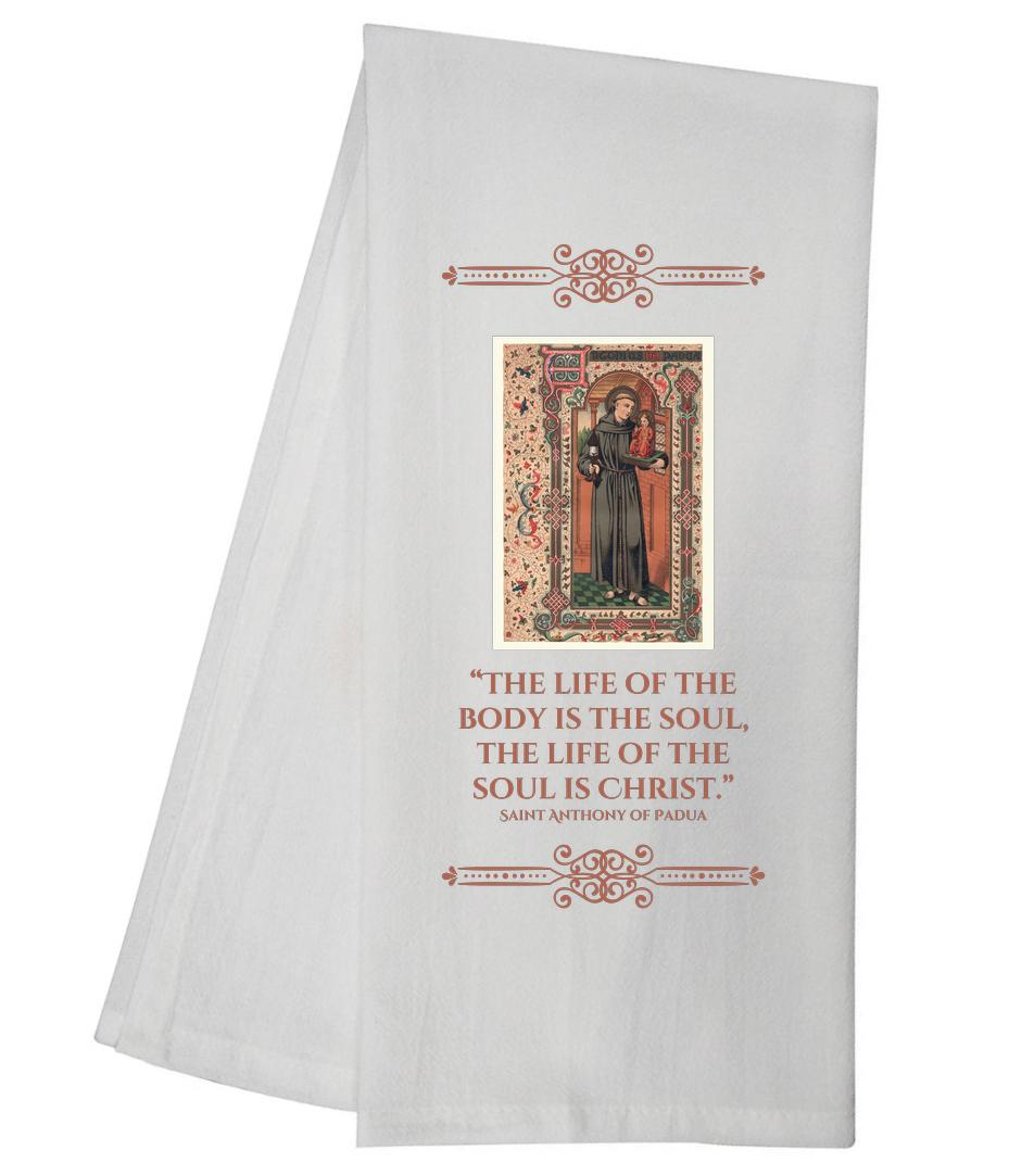 Saint Anthony Of Padua Tea Towel 6770 SLTT1056